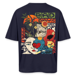 Eosan, Wolf, 1st | Breezy, Oversized Unisex T-Shirt - Navy