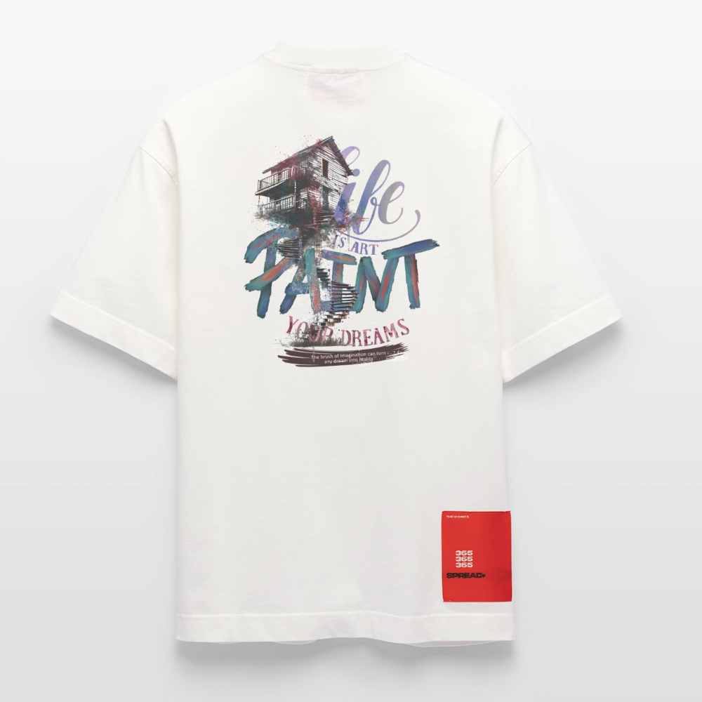 Ignisvar, Haus, 1st | Heve, Heavyweight Oversized Bio T-Shirt, Unisex - OFF WHITE