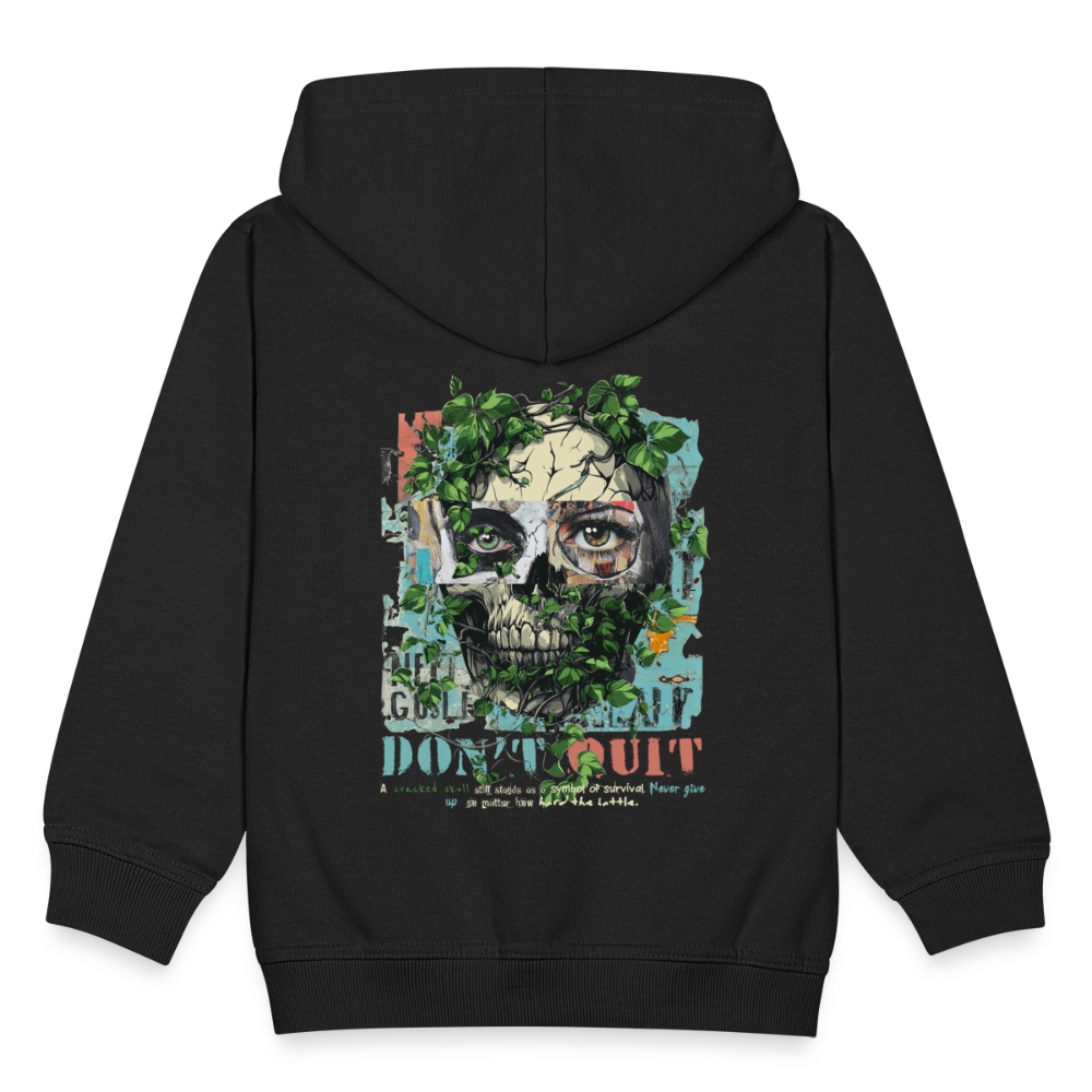 Persephi, Totenkopf, 1st | Kinder Zip Hoodie - Schwarz