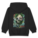 Persephi, Totenkopf, 1st | Kinder Zip Hoodie - Schwarz