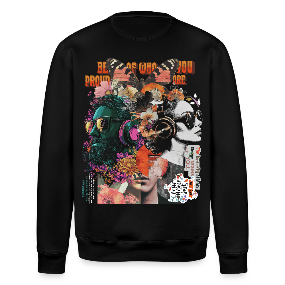 Qareen, Sonnenbrille, 1st | Roller, Unisex Bio-Sweatshirt - Schwarz