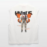 Lunaris, Astronaut, 1st | Heavyweight Oversized Bio Tank Top, Unisex - OFF WHITE