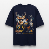 Orphean, Reh, 1st | Blaster, Oversize Bio T-Shirt, Unisex - Navy