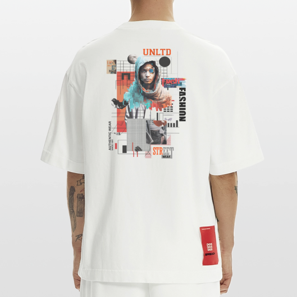 Celestrion, Cyborg, 1st | Heve, Heavyweight Oversized Bio T-Shirt, Unisex - OFF WHITE