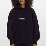 Hachiman, Augen, 1st | Heavyweight Oversized Bio Hoodie, Unisex - SOLID BLACK