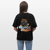 Gulperî, Glühbirne, 1st | Blaster, Oversize Bio T-Shirt, Unisex - Schwarz