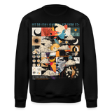 Hekatean, Sternzeichen, 1st | Roller, Unisex Bio-Sweatshirt - Schwarz