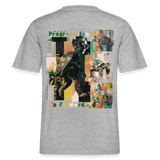 Xantherion, Schildkröte, 1st | Essential, Relaxed Fit Unisex Bio T-Shirt - Grau meliert
