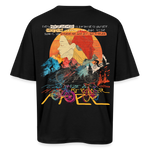 Panos, Fahrrad, 1st | Breezy, Oversized Unisex T-Shirt - Schwarz