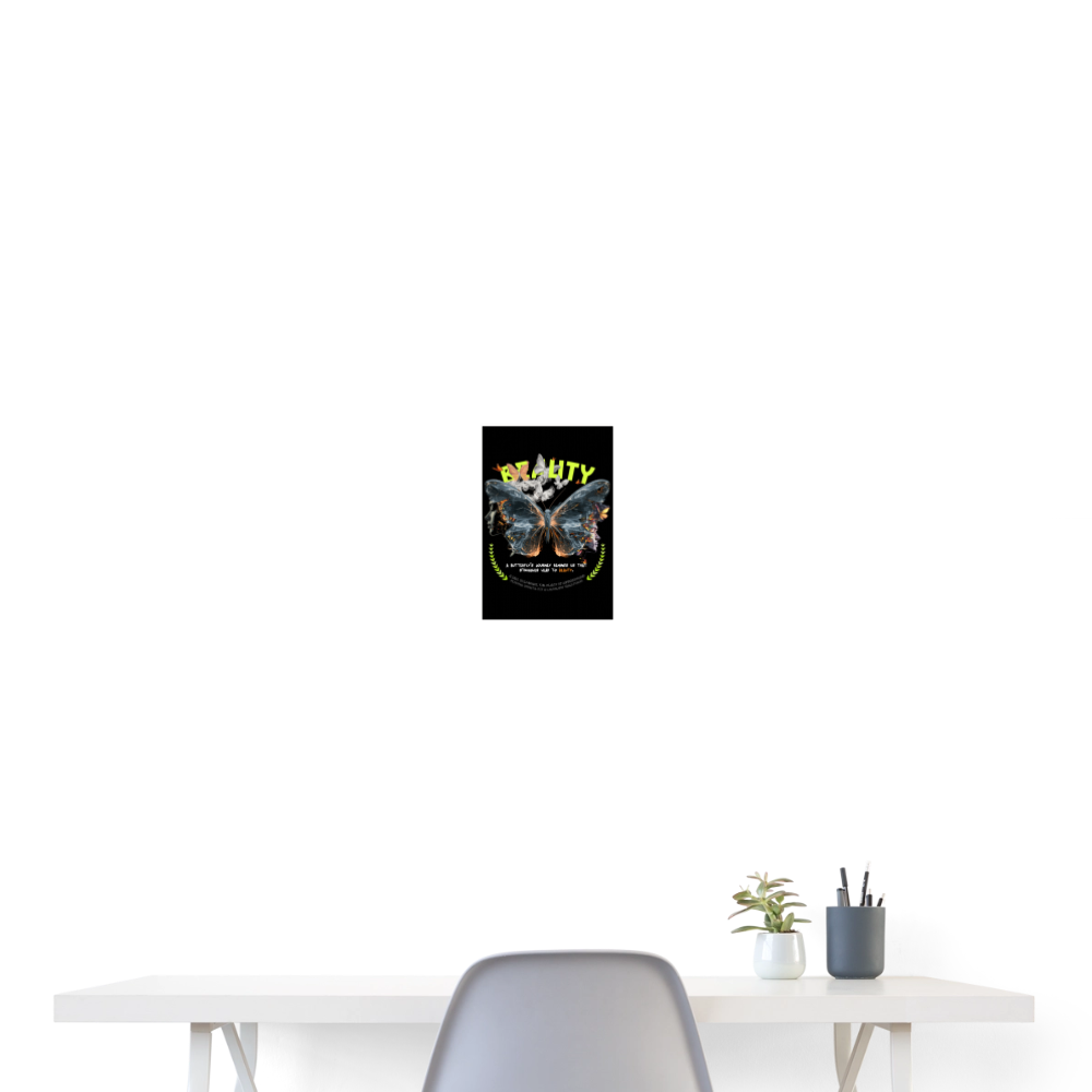 Harith, Schmetterling, 1st | Poster 20x30 cm - Weiß