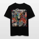 Nezha, Drache, 1st | Essential, Relaxed Fit Unisex Bio T-Shirt - Schwarz