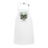 Gliesaron, Totenkopf, 1st | Schürze für Kinder - Weiß