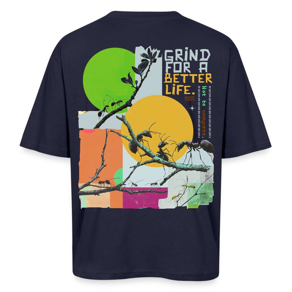 Draganis, Ameisen, 1st | Breezy, Oversized Unisex T-Shirt - Navy