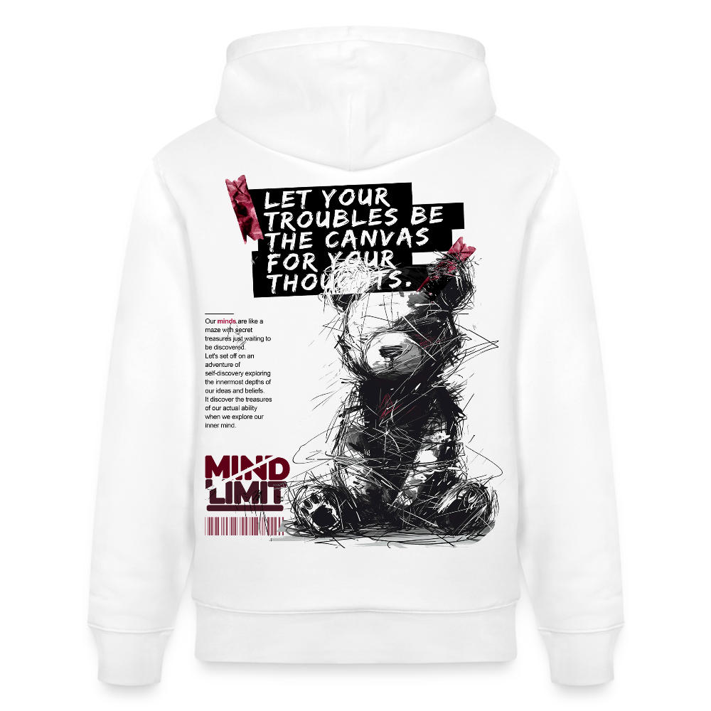 Zentharis, Bär, 1st | Cruiser, Unisex Bio-Hoodie - Weiß