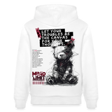 Zentharis, Bär, 1st | Cruiser, Unisex Bio-Hoodie - Weiß