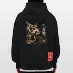 Orphean, Reh, 1st | Heavyweight Oversized Bio Hoodie, Unisex - SOLID BLACK
