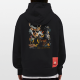 Orphean, Reh, 1st | Heavyweight Oversized Bio Hoodie, Unisex - SOLID BLACK