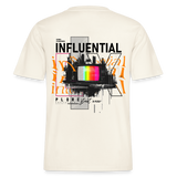 Flamethar, Fernseher, 1st | Essential, Relaxed Fit Unisex Bio T-Shirt - Naturweiß 