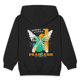 Azazîl, Schmetterling, 1st | Kinder Zip Hoodie - Schwarz