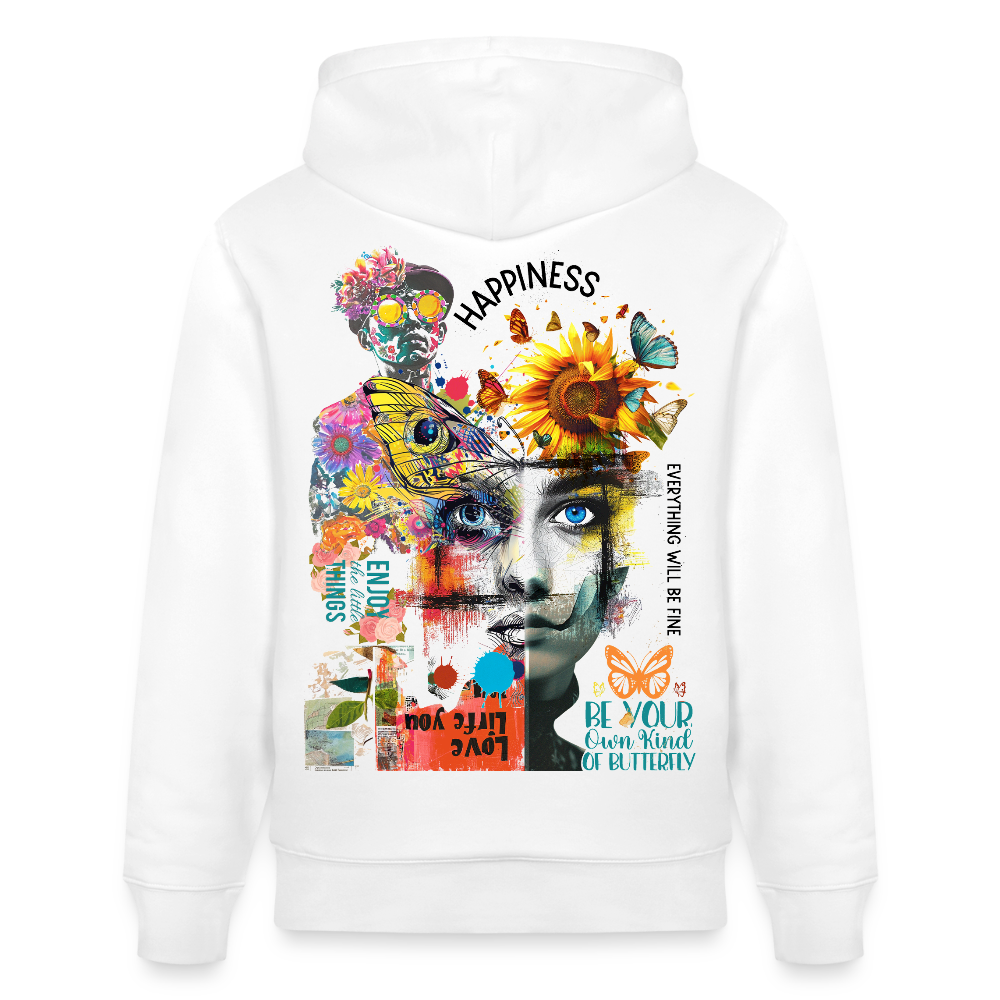 Verdantis, Blaue Augen, 1st | Cruiser, Unisex Bio-Hoodie - Weiß