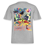 Tenebris, Schmetterling, 1st | Essential, Relaxed Fit Unisex Bio T-Shirt - Grau meliert
