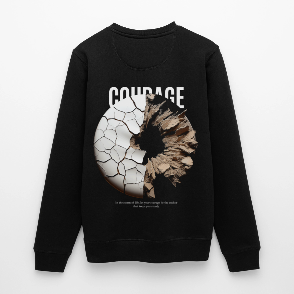 Şêwqî, Donut, 1st | Roller, Unisex Bio-Sweatshirt - Schwarz