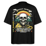 Panian, Berge, 1st | Blaster, Oversize Bio T-Shirt, Unisex - Schwarz