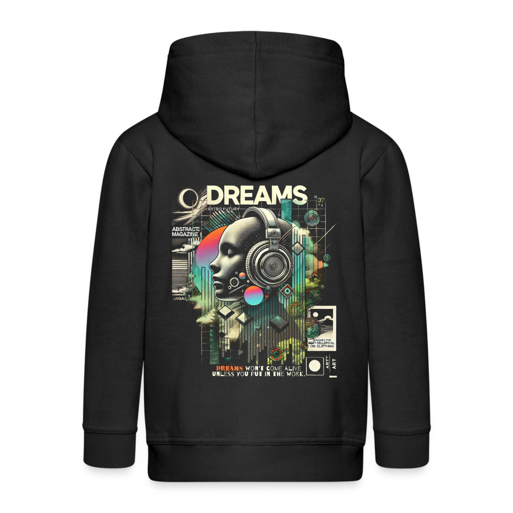 Harmonian, Fantasie, 1st | Kinder Zip Hoodie - Schwarz