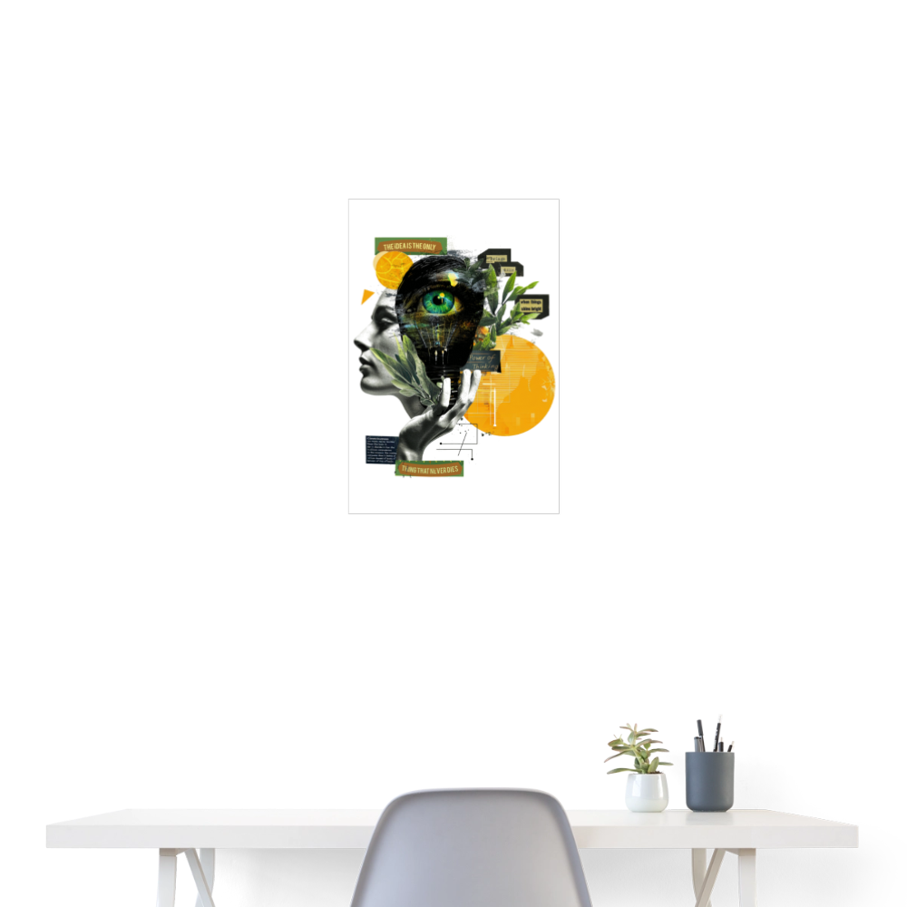Stellara, Glühbirne, 1st | Poster 40x60 cm - Weiß