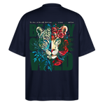 Irise, Leopard, 1st | Blaster, Oversize Bio T-Shirt, Unisex - Navy