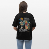 Selenian, Fitness, 1st | Blaster, Oversize Bio T-Shirt, Unisex - Schwarz