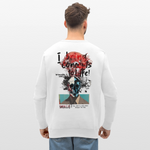 Titanis, Totenkopf, 1st | Roller, Unisex Bio-Sweatshirt - Weiß