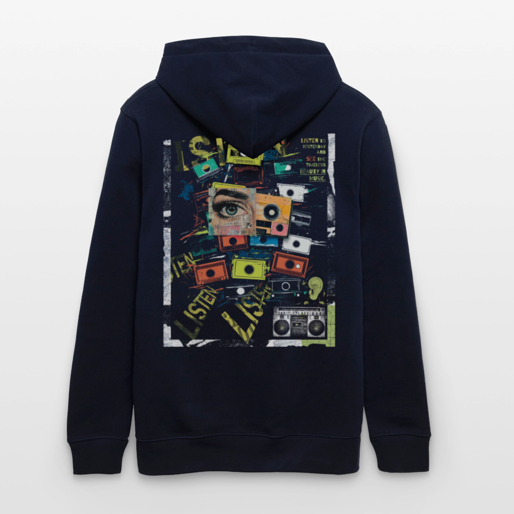 Shahzada, Kassetten, 1st | Cruiser, Unisex Bio-Hoodie - Navy