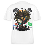 Thalvion, Baum, 1st | Essential, Relaxed Fit Unisex Bio T-Shirt - Weiß