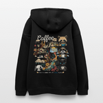 Tritonan, Kaffee, 1st | Freshhood, Oversized Unisex Hoodie - Schwarz
