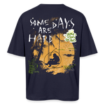 Amphionan, Palmen, 1st | Breezy, Oversized Unisex T-Shirt - Navy
