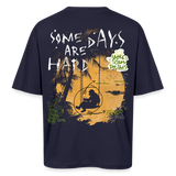 Amphionan, Palmen, 1st | Breezy, Oversized Unisex T-Shirt - Navy