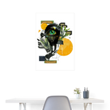 Stellara, Glühbirne, 1st | Poster 60x90 cm - Weiß