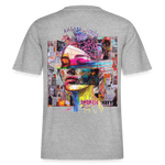 Callistara, Frau, 1st | Essential, Relaxed Fit Unisex Bio T-Shirt - Grau meliert