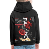 Hephani, Schlange, 1st | Kinder Hoodie - Schwarz