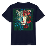 Irise, Leopard, 1st | Kinder Bio T-Shirt - Navy