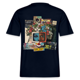 Baranê, Fernseher, 1st | Essential, Relaxed Fit Unisex Bio T-Shirt - Navy