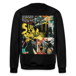 Dionyson, U-Bahn, 1st | Roller, Unisex Bio-Sweatshirt - Schwarz