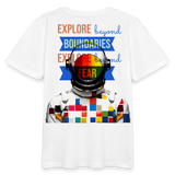 Jovareth, Astronaut, 1st | Teenager Bio T-Shirt - Weiß