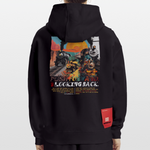 Morphean, Lokomotive, 1st | Heavyweight Oversized Bio Hoodie, Unisex - SOLID BLACK