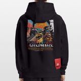 Morphean, Lokomotive, 1st | Heavyweight Oversized Bio Hoodie, Unisex - SOLID BLACK
