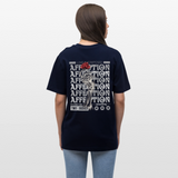 Zeusun, Rose, 1st | Essential, Relaxed Fit Unisex Bio T-Shirt - Navy