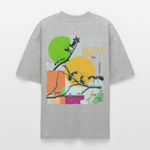 Draganis2, Ameisen, 1st | Blaster, Oversize Bio T-Shirt, Unisex - Grau meliert