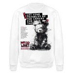 Zentharis, Bär, 1st | Roller, Unisex Bio-Sweatshirt - Weiß
