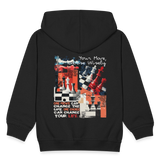 Heraa, Schach, 1st | Kinder Zip Hoodie - Schwarz